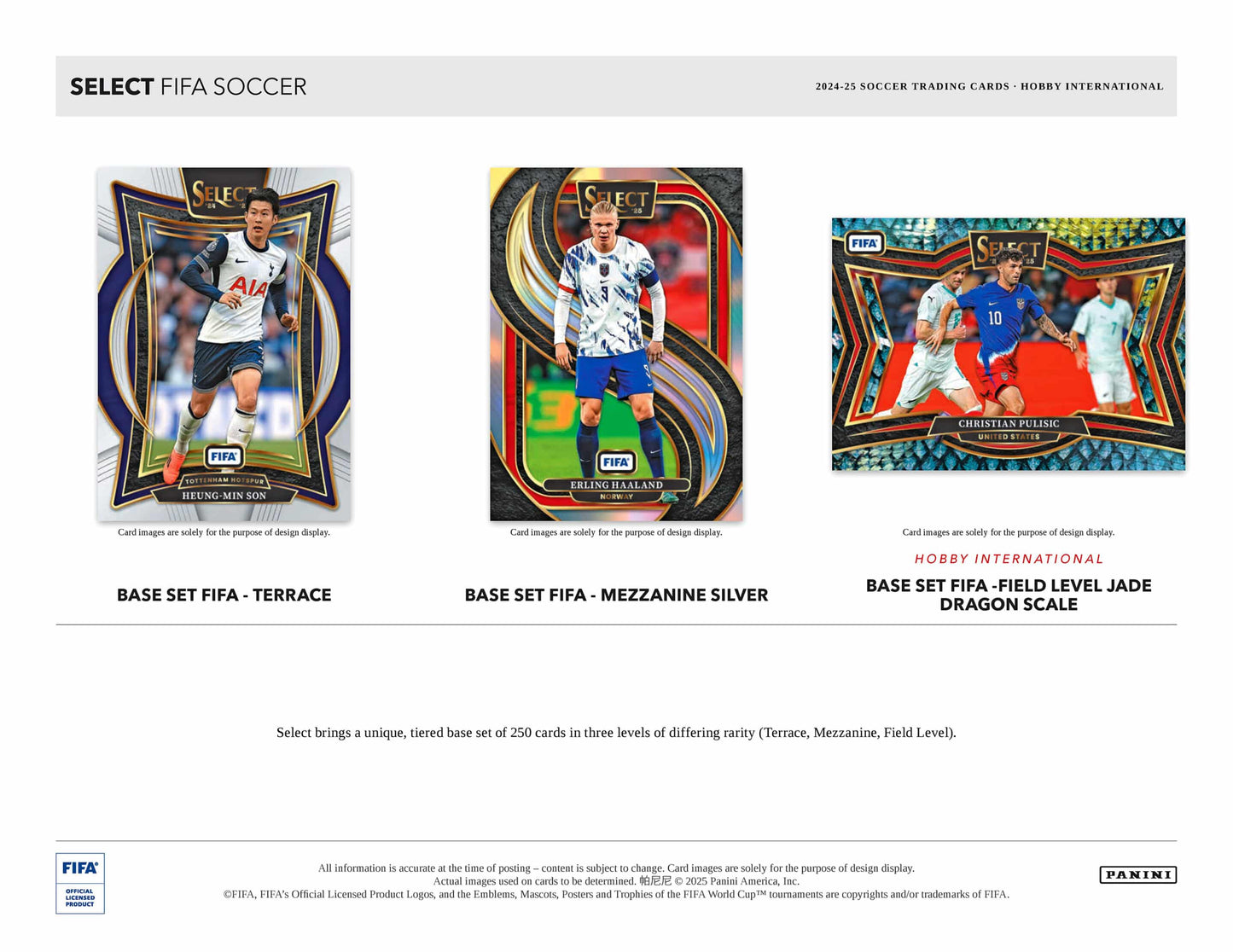 2024-25 Panini Select FiFA Soccer Hobby International doboz