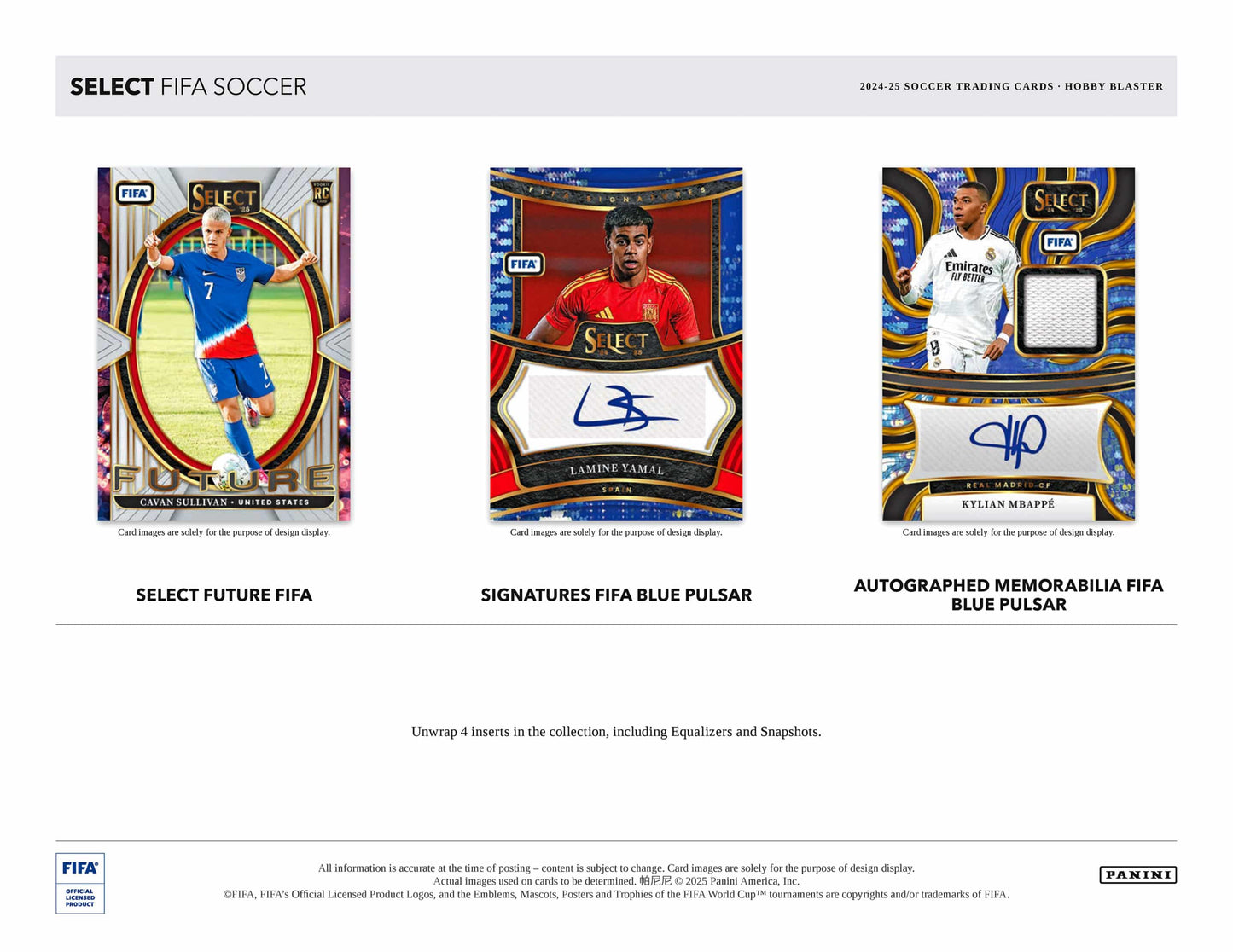 2024-25 Panini Fifa Select Retail Blaster doboz