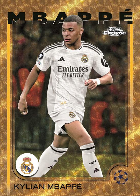 2024-25 TOPPS Chrome UEFA Club Competitions Soccer Cards Blaster doboz