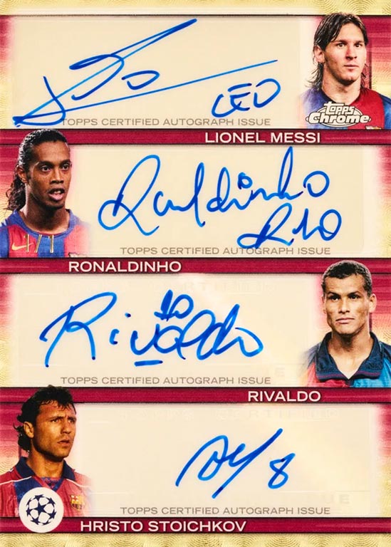 2024-25 TOPPS Chrome UEFA Club Competitions Soccer Cards Blaster doboz