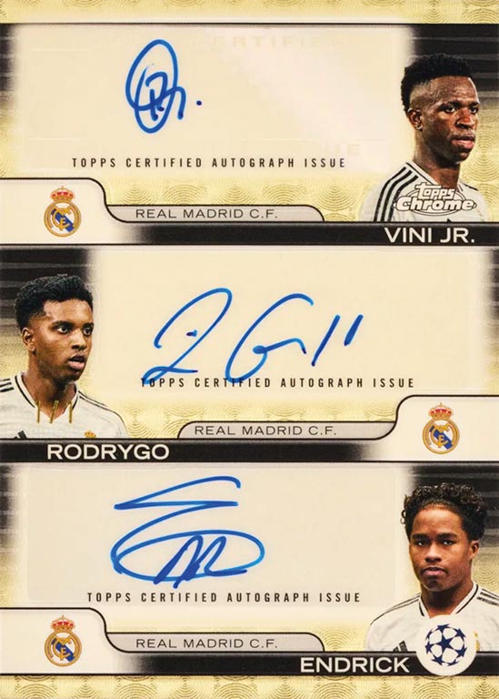2024-25 TOPPS Chrome UEFA Club Competitions Soccer Cards Blaster doboz