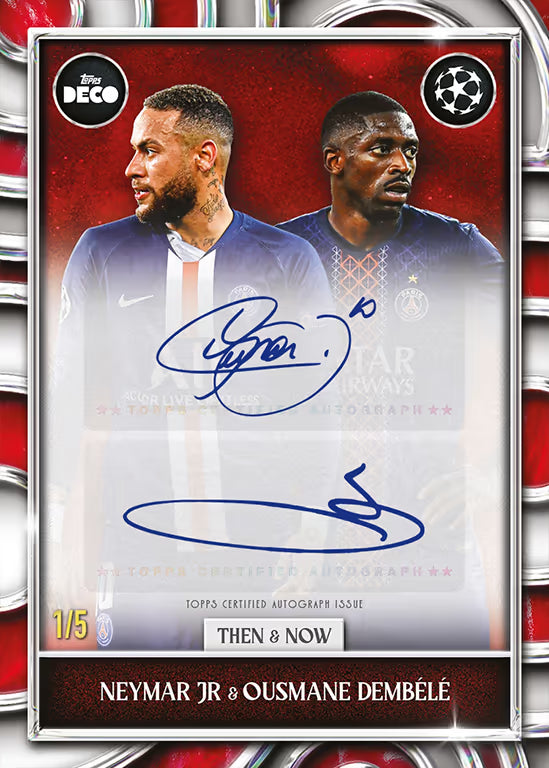 2025-26 TOPPS Deco UEFA Club Competitions Soccer Cards Box