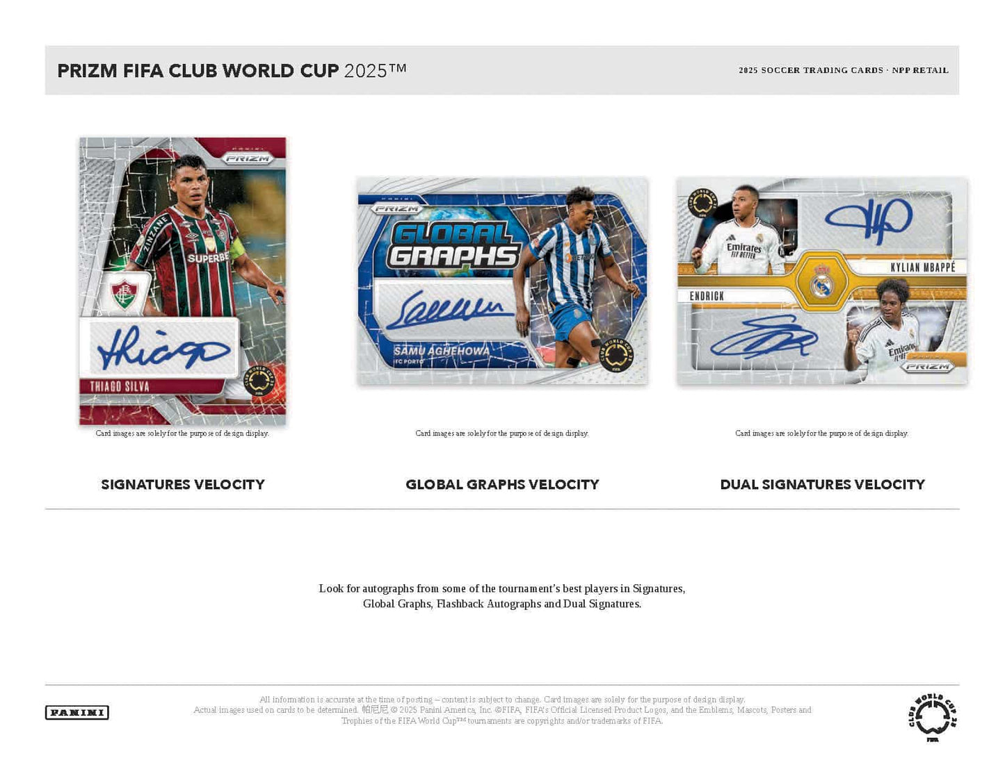 2025 Panini Prizm FIFA Club World Cup Soccer Mega Box