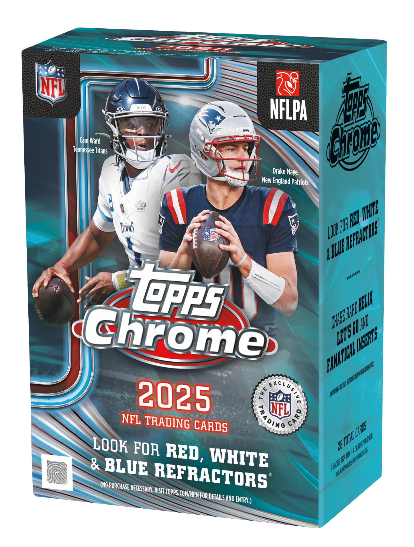 Topps Chrome NFL 2025 Blaster Box