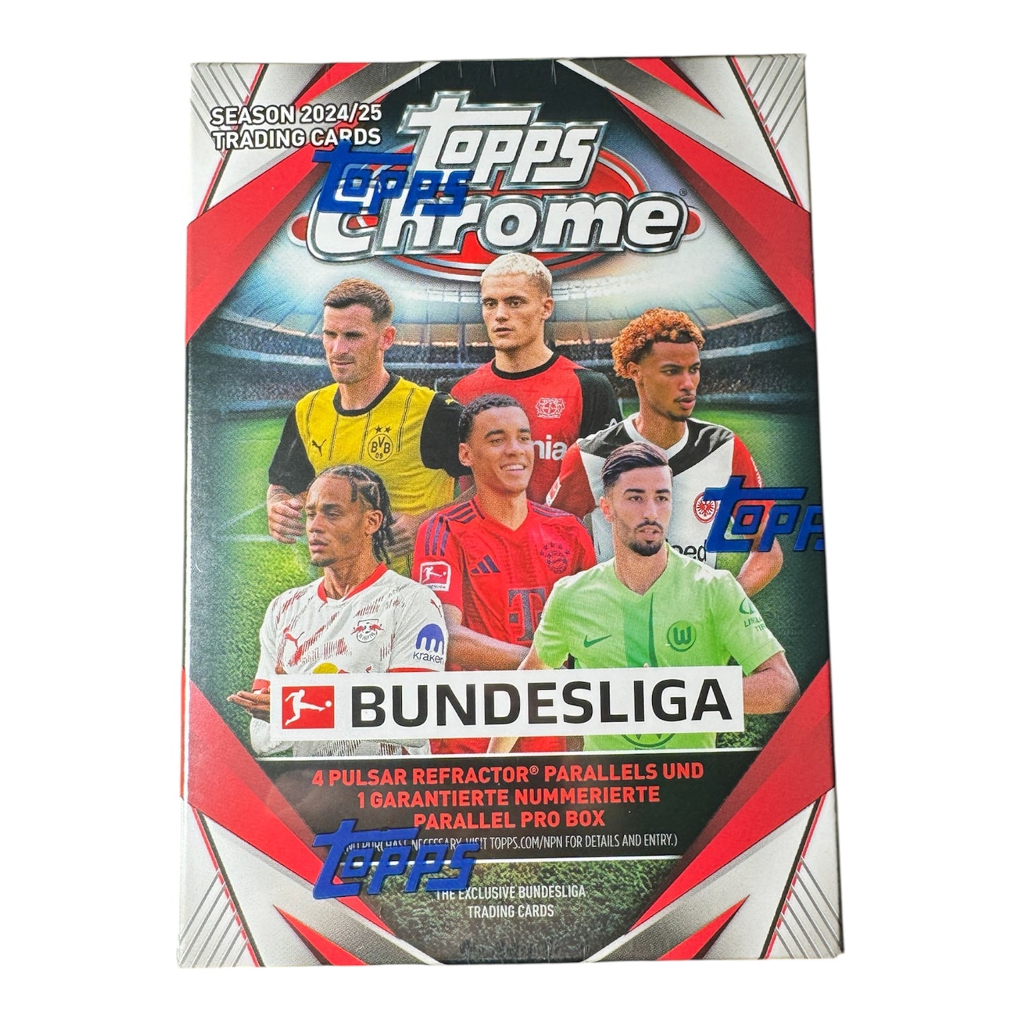 2024-25 TOPPS Chrome Bundesliga Soccer Blaster Box