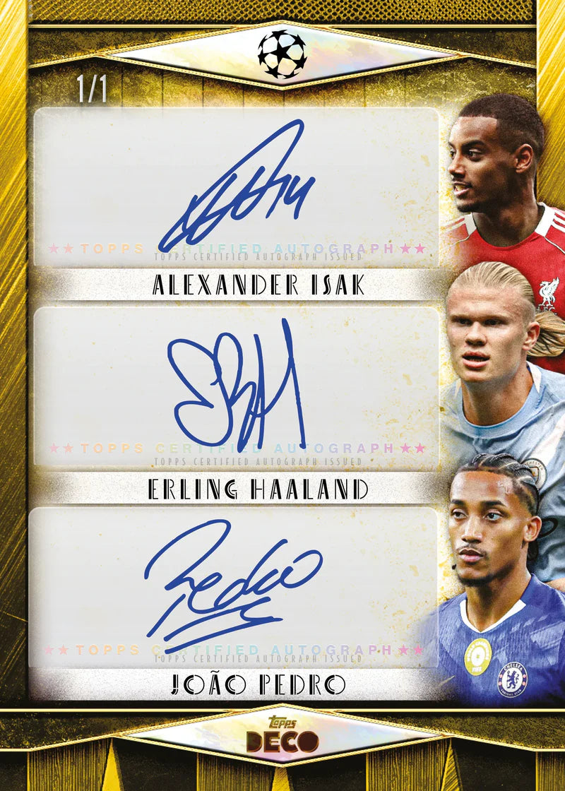 2025-26 TOPPS Deco UEFA Club Competitions Soccer Cards Box
