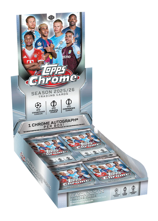 2025-26 Topps Chrome UCC hobby doboz