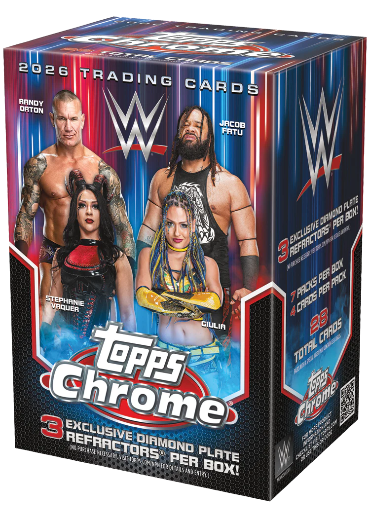 2026 Topps Chrome WWE Wrestling Value Box