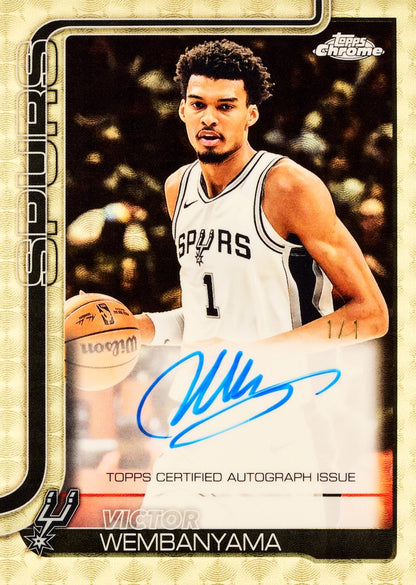 2025-26 Topps Chrome NBA value box