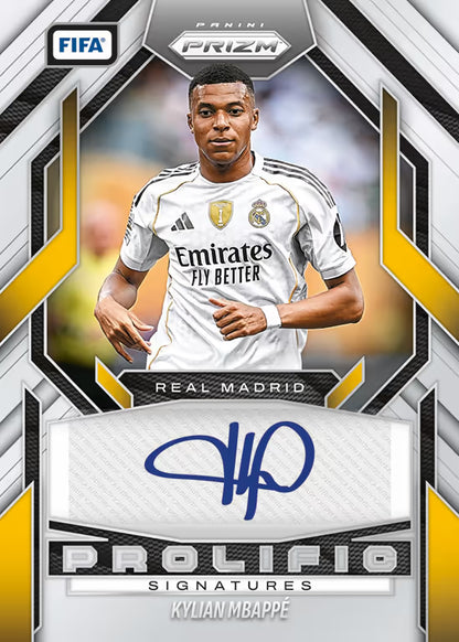 2025-26 PANINI Prizm FIFA Soccer Cards Hobby Box