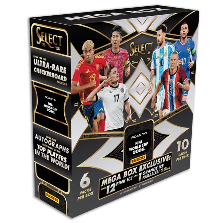 2025-26 Panini Select Road to FIFA World Cup Soccer MEGA box