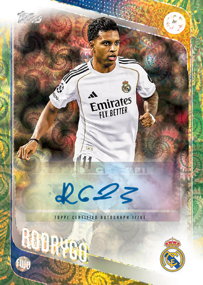2025-26 TOPPS Carnaval Edition UEFA Club Competitions Soccer Cards Box