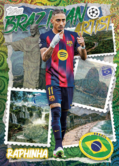 2025-26 TOPPS Carnaval Edition UEFA Club Competitions Soccer Cards Box