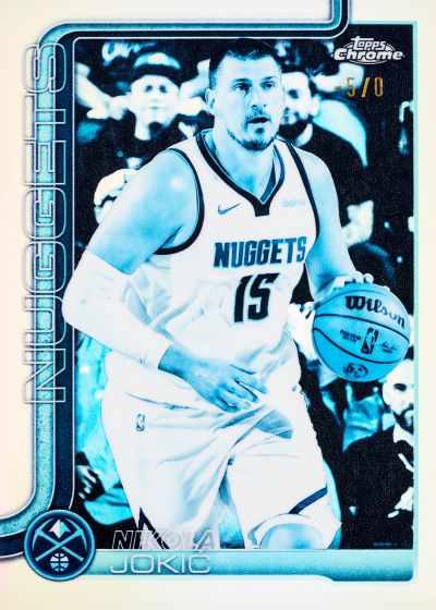2025-26 Topps Chrome NBA value box