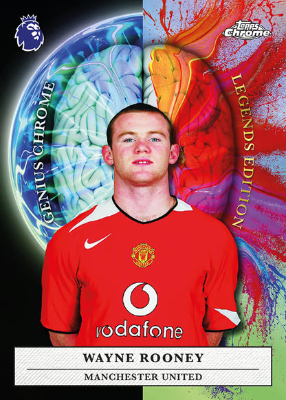 2025-26 TOPPS Chrome Premier League Soccer Cards Hanger Box