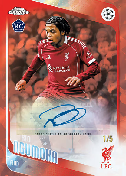 Break #1636– 2025-26 Topps Chrome Sapphire Edition UCC hobby