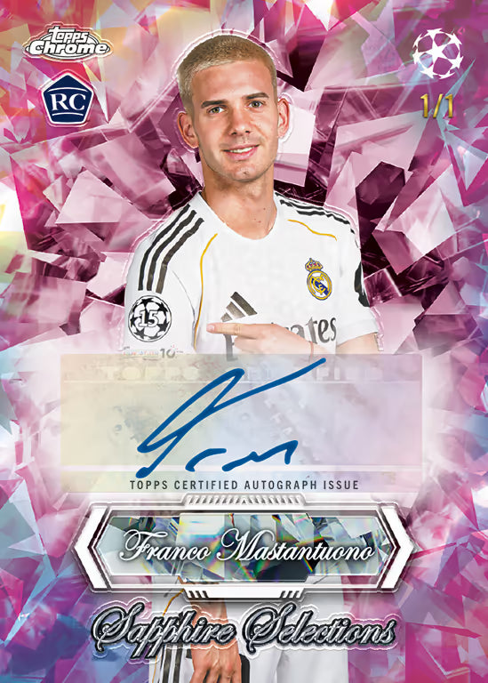 Break #1636– 2025-26 Topps Chrome Sapphire Edition UCC hobby