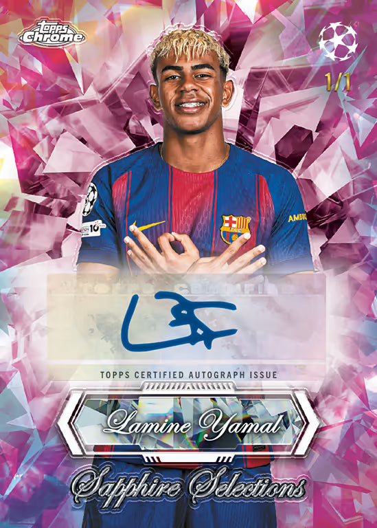 Break #1636– 2025-26 Topps Chrome Sapphire Edition UCC hobby