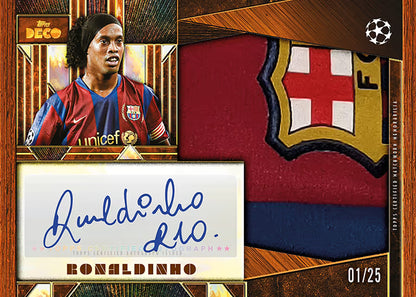 2025-26 TOPPS Deco UEFA Club Competitions Soccer Cards Box