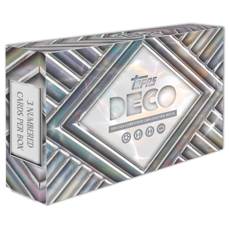 2025-26 TOPPS Deco UEFA Club Competitions Soccer Cards Box