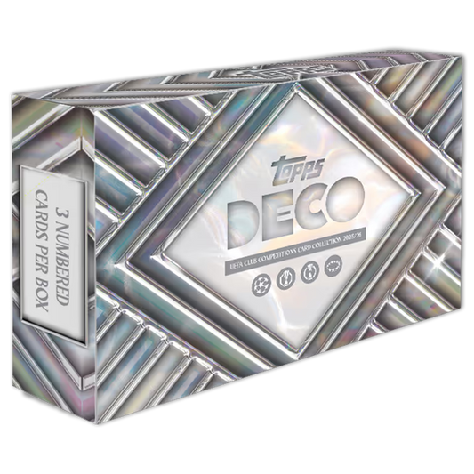 2025-26 TOPPS Deco UEFA Club Competitions Soccer Cards Box