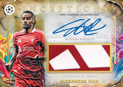 Break #1662 4db 2025-26 Topps Inception PYP Fél Case break