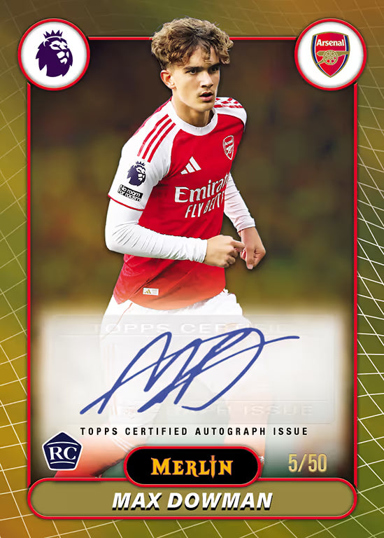 *élő bontás#1596*3db  2025-26 TOPPS Merlin Premier League Soccer Cards Hobby PYP Break