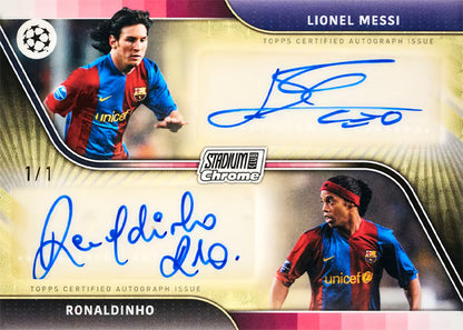Break #1769 1db 2025-26 TOPPS Stadium Club Chrome UEFA Champions League Soccer Cards Members Only Box