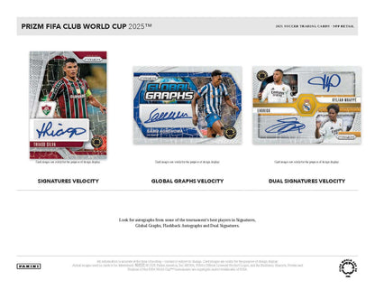 2025 Panini Prizm FIFA Club World Cup Soccer Blaster doboz