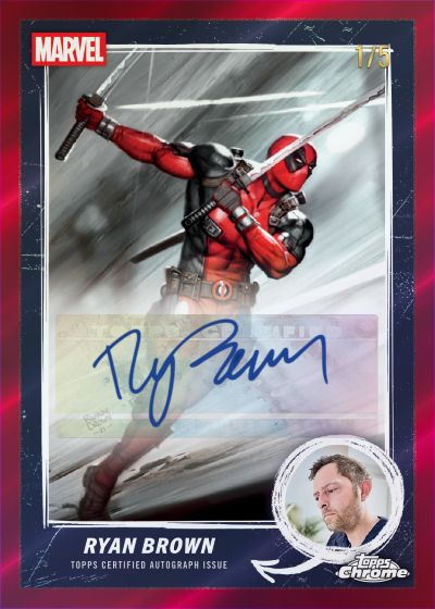 2025 Topps Chrome Deadpool value doboz