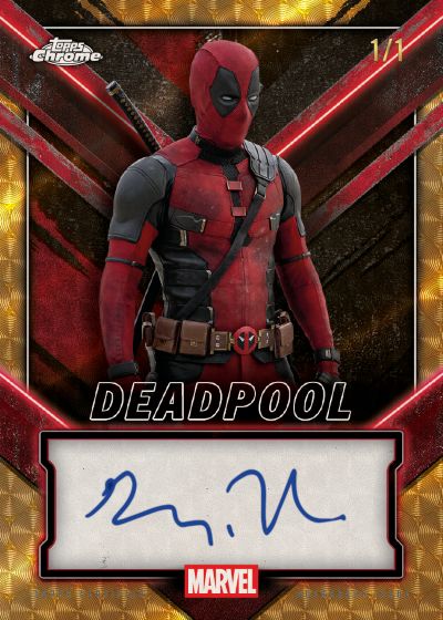 2025 Topps Chrome Deadpool value doboz