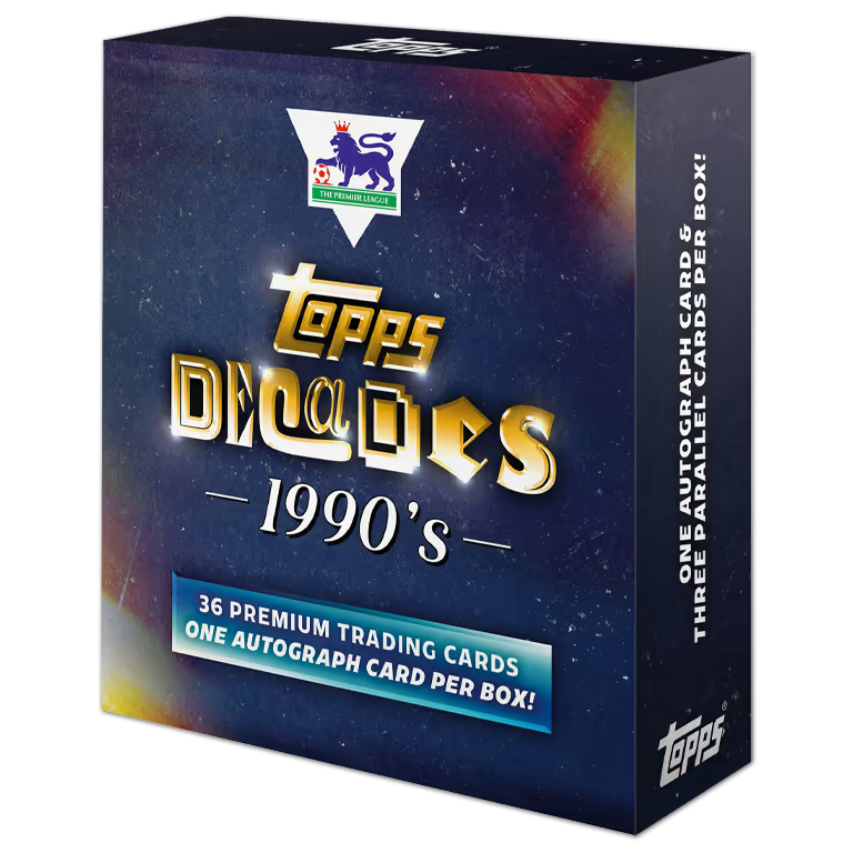2025 TOPPS Decades 1990’s Edition Premier League Hobby doboz