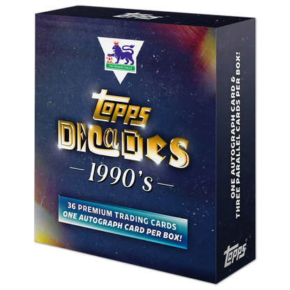 2025 TOPPS Decades 1990’s Edition Premier League Hobby doboz