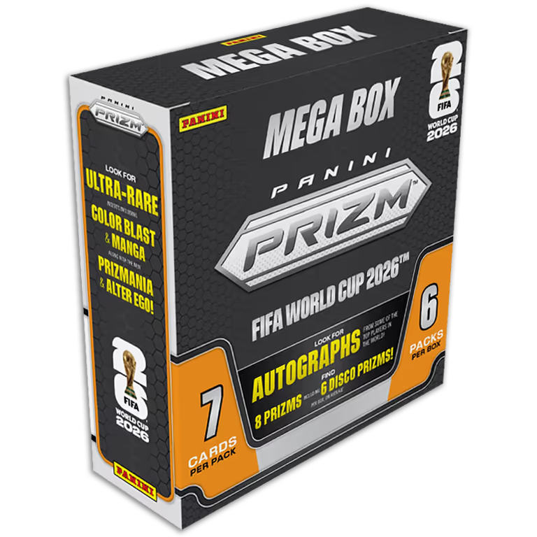 2026 Panini Prizm Fifa World Cup Mega box