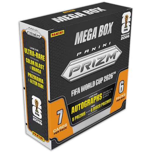 2026 Panini Prizm Fifa World Cup Mega box