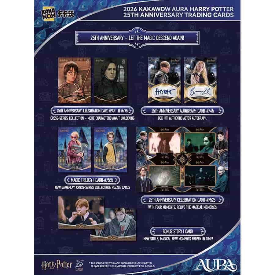 2026 Kakawow Aura Harry Potter 25th Anniversary Hobby doboz