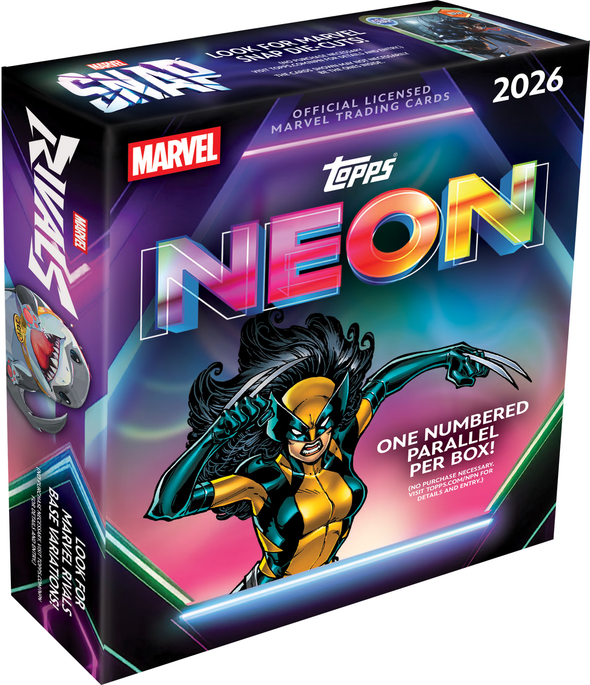 *előrendelés*2026 Topps Neon Marvel - Mega Box