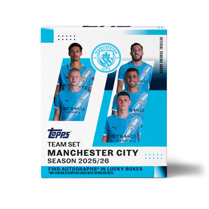 2025-26 Topps Manchester City Team set