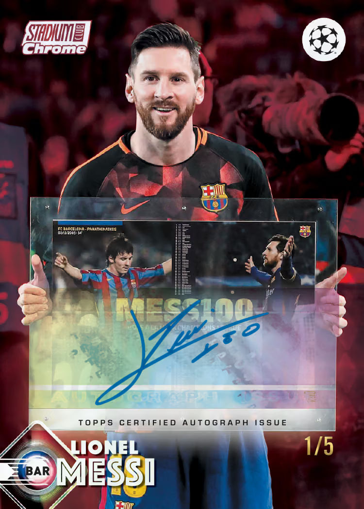 *Előrendelés*Topps Stadium Club Chrome UEFA Champions League 2025/26 - Value Box