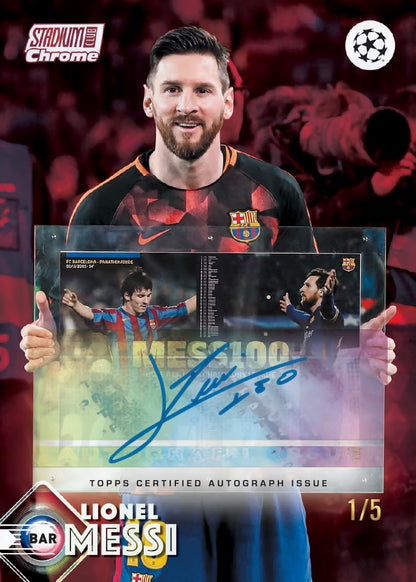 *Előrendelés*Topps Stadium Club Chrome UEFA Champions League 2025/26 - Value Box
