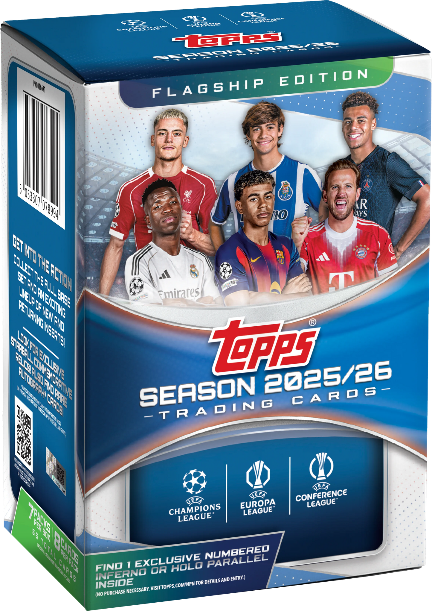 2025-26 Topps UEFA Club Competitions Blaster box