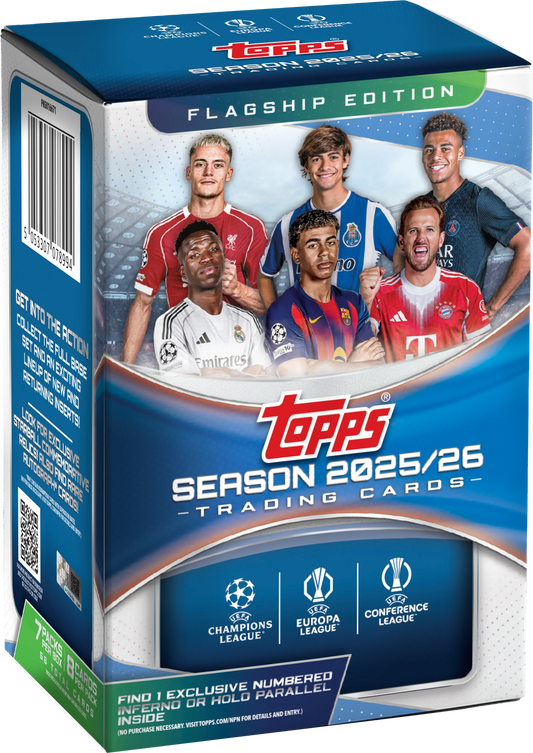 2025-26 Topps UEFA Club Competitions Blaster box