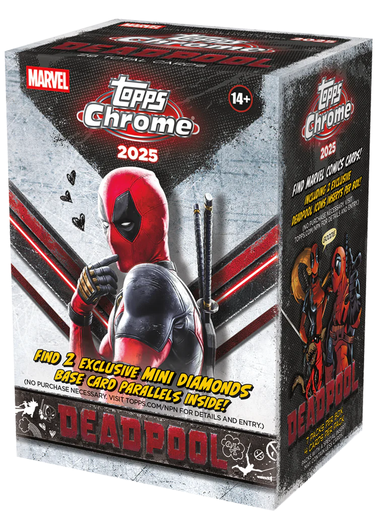 2025 Topps Chrome Deadpool value doboz