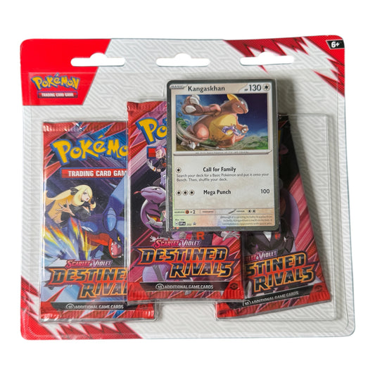 Scarlet & Violet: Destined Rivals - 3-Pack + Promo Blister-Kangaskhan