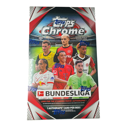 2024-25 TOPPS Chrome Bundesliga Soccer Hobby Box