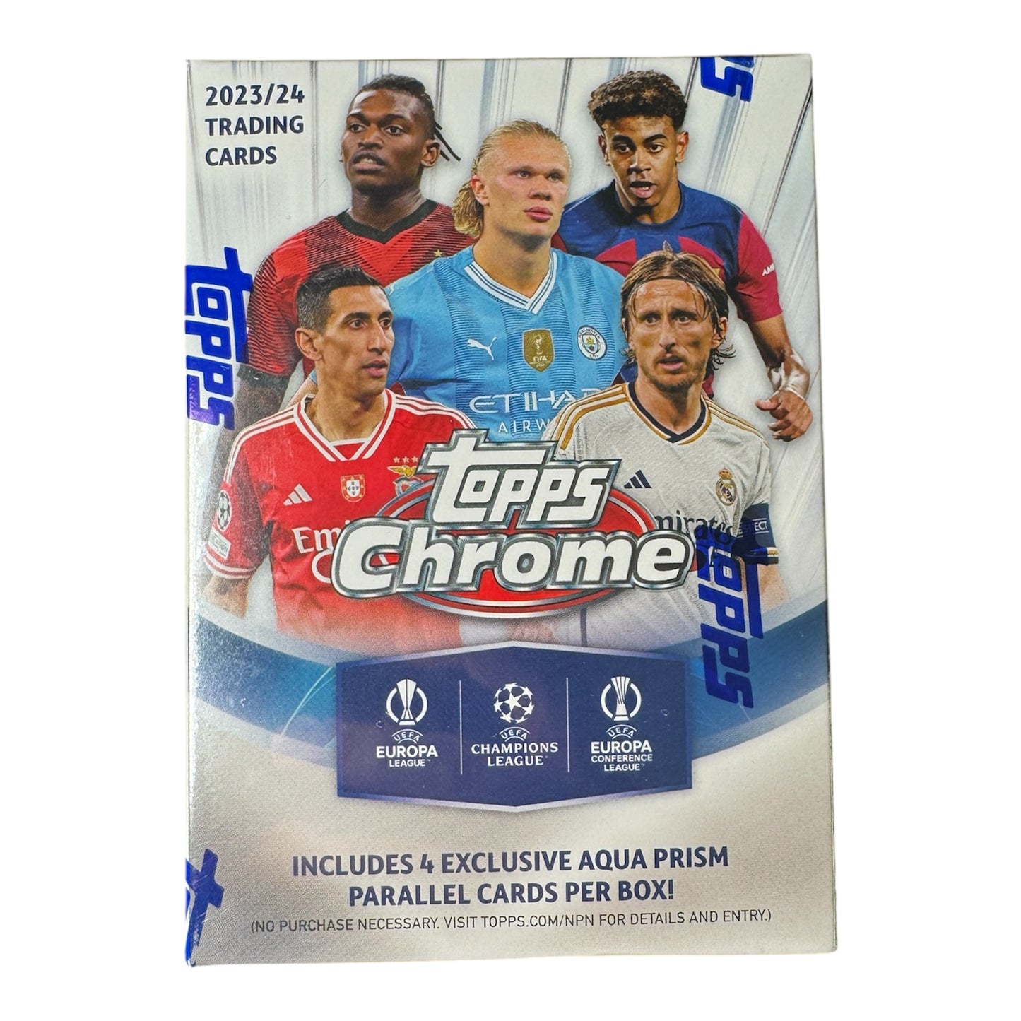 2023-24 Topps Chrome Uefa Blaster doboz